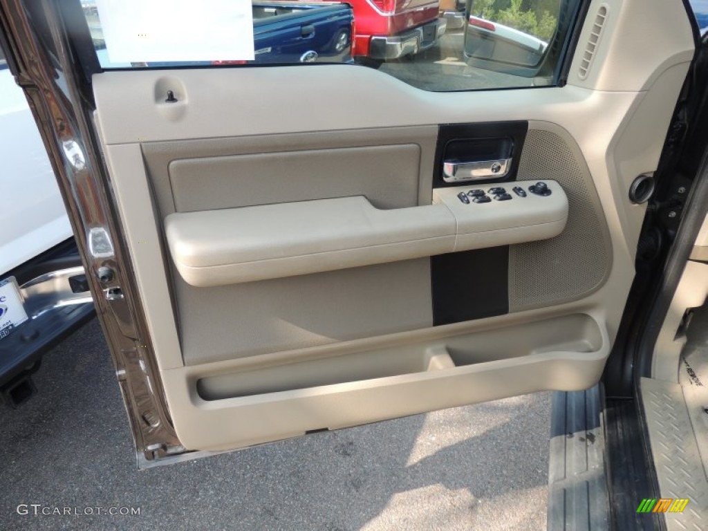 2006 F150 XLT SuperCab 4x4 - Dark Stone Metallic / Tan photo #5