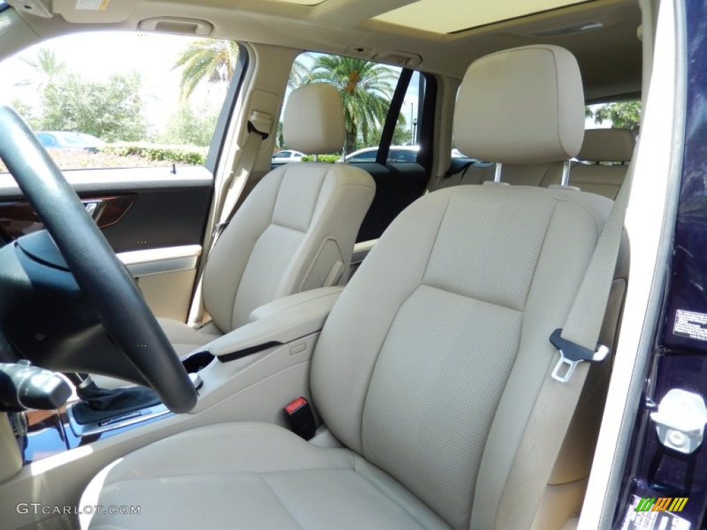 Almond/Black Interior 2010 Mercedes-Benz GLK 350 Photo #82877706