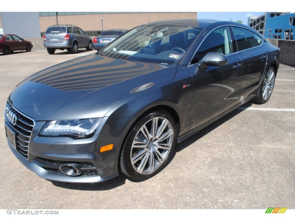 Daytona Gray Pearl Effect 2013 Audi A7 3.0T quattro Prestige Exterior Photo #82877818