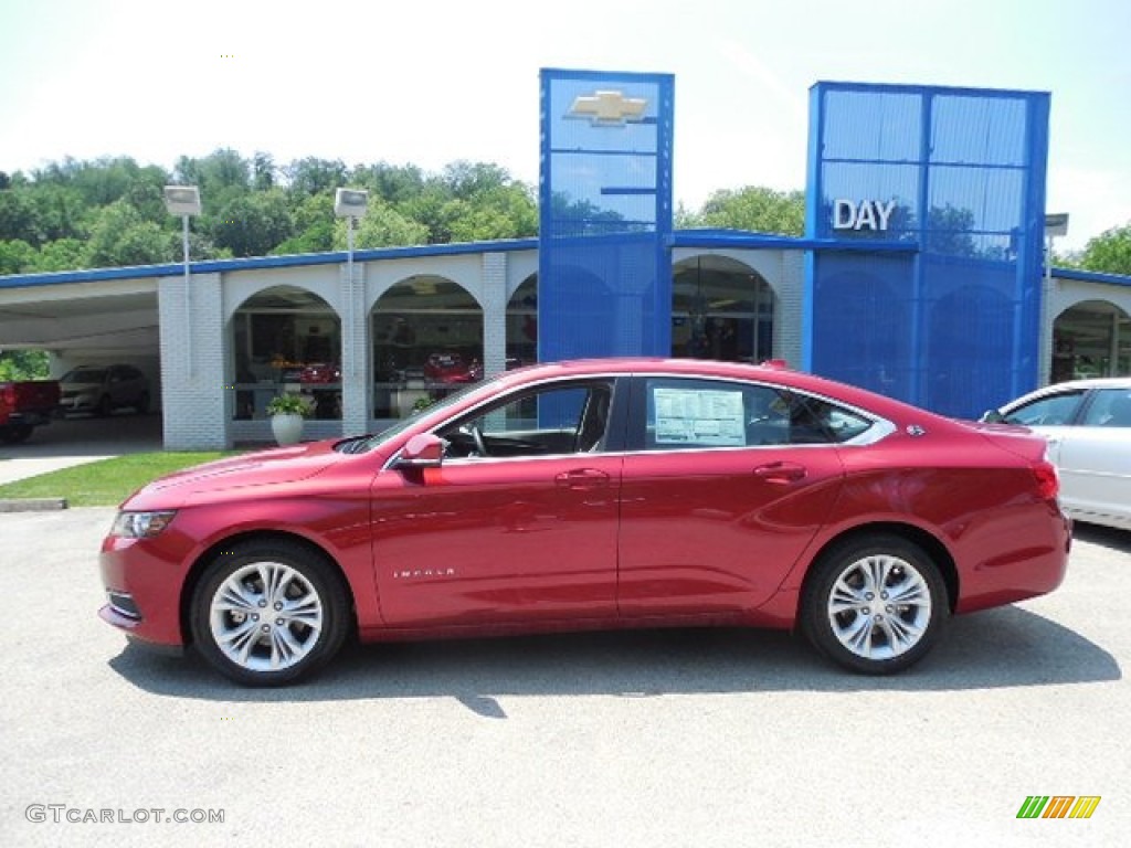 2014 Impala LT - Red Rock Metallic / Jet Black/Dark Titanium photo #2