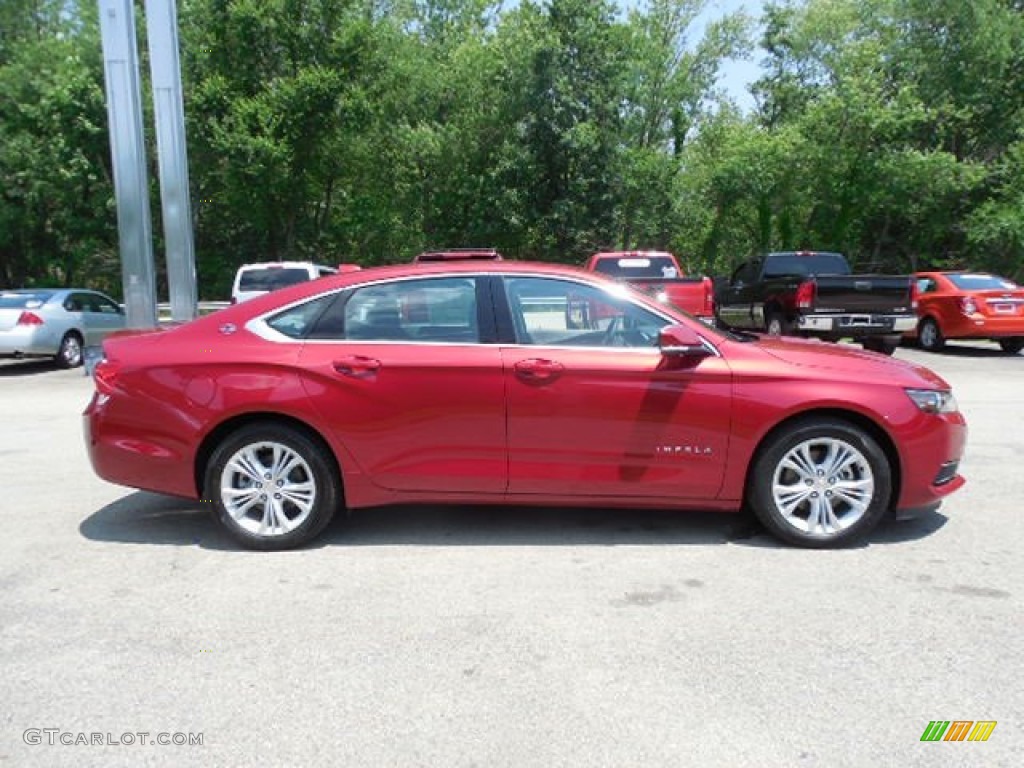 2014 Impala LT - Red Rock Metallic / Jet Black/Dark Titanium photo #7