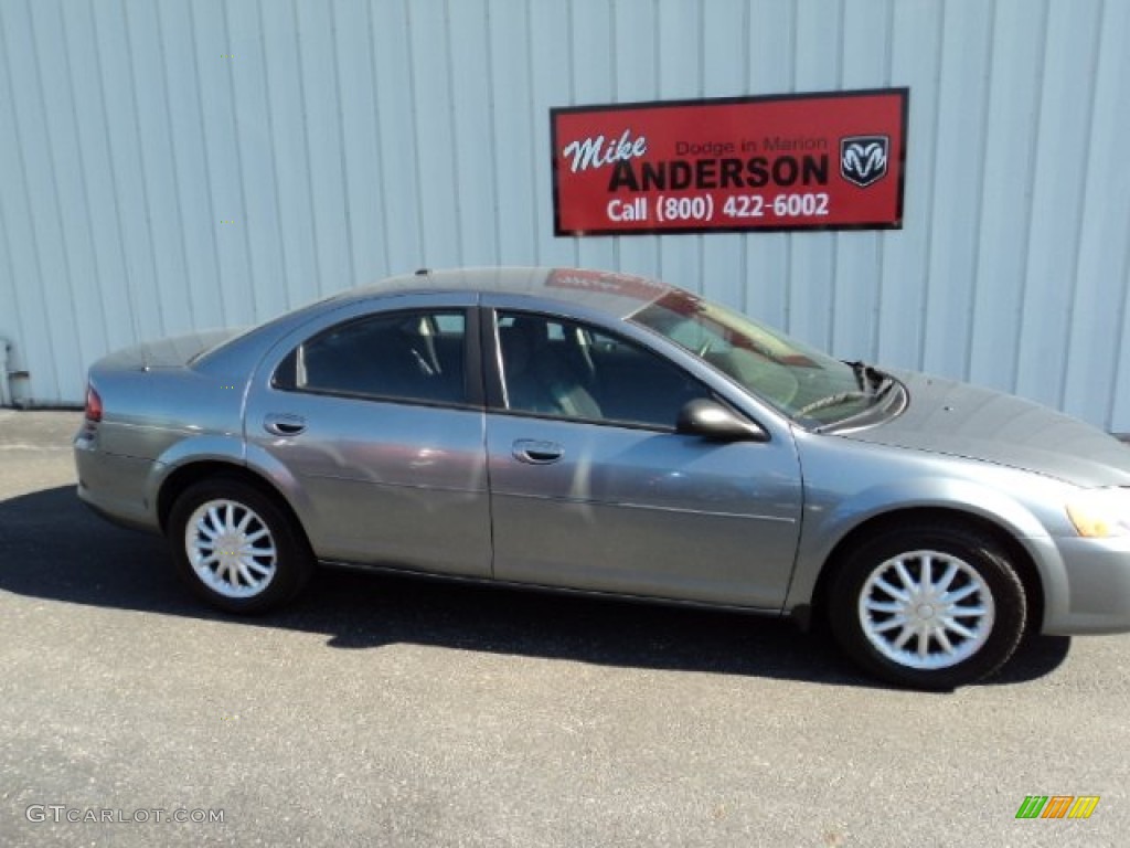 2006 Stratus SXT Sedan - Silver Steel Metallic / Dark Slate Grey photo #2