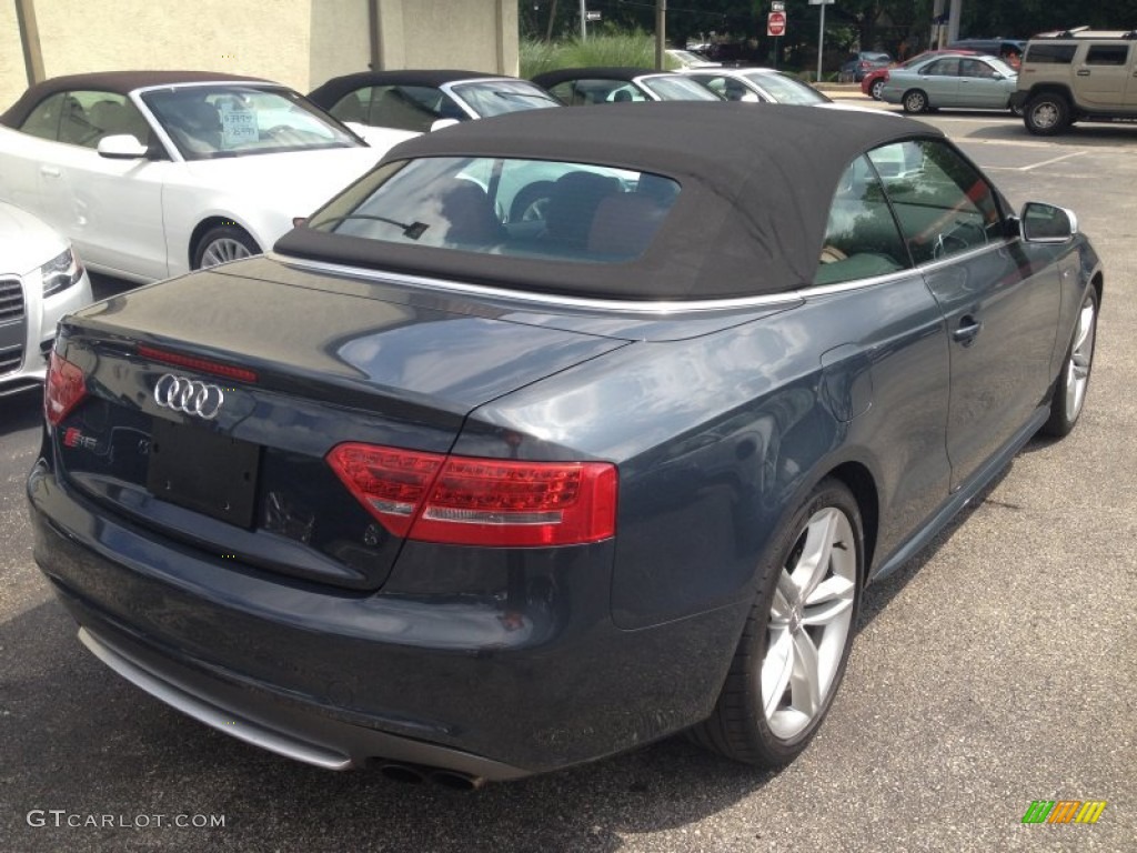 2010 S5 3.0 TFSI quattro Cabriolet - Meteor Gray Pearl Effect / Tuscan Brown Silk Nappa Leather photo #10