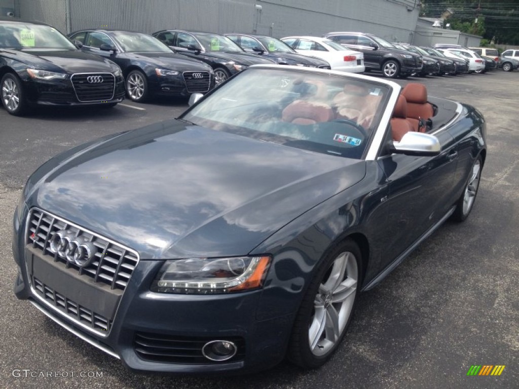Meteor Gray Pearl Effect 2010 Audi S5 3.0 TFSI quattro Cabriolet Exterior Photo #82882569
