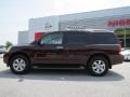 2013 Midnight Garnet Nissan Armada SV  photo #2