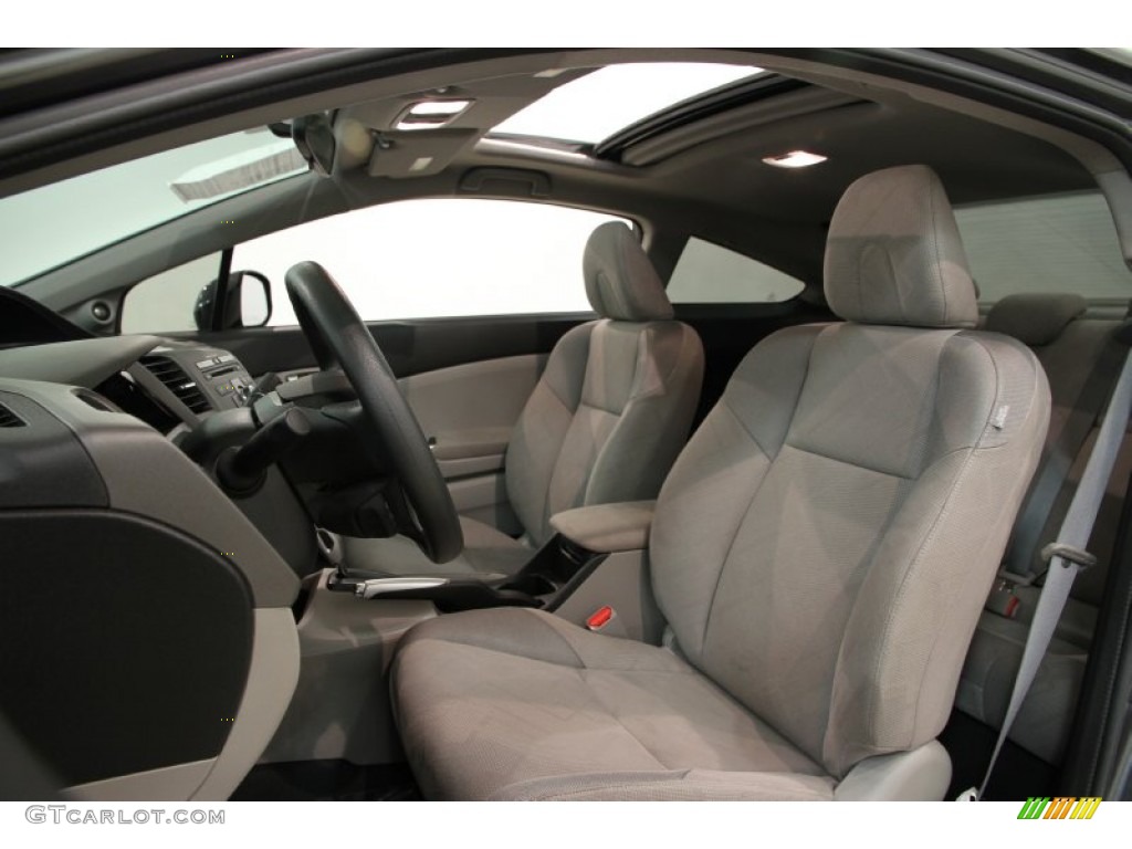 Gray Interior 2012 Honda Civic EX Coupe Photo #82882825
