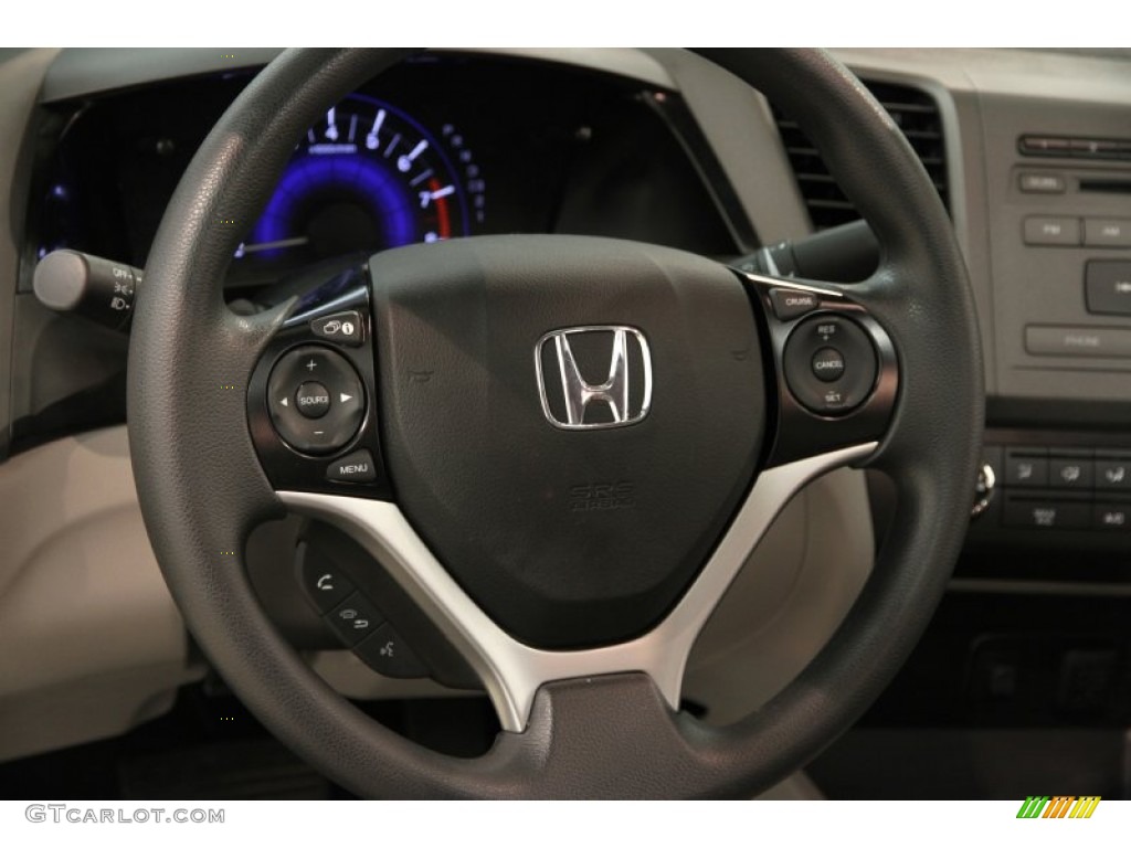 2012 Honda Civic EX Coupe Steering Wheel Photos