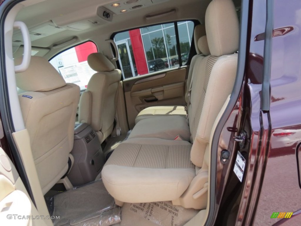 2013 Nissan Armada SV Rear Seat Photos