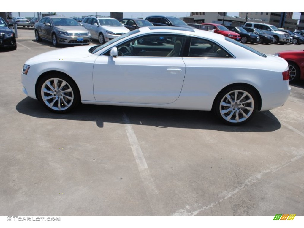 Ibis White 2013 Audi A5 2.0T quattro Coupe Exterior Photo #82883140