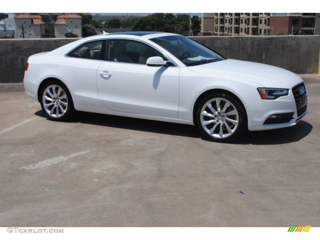 Ibis White 2013 Audi A5 2.0T quattro Coupe Exterior Photo #82883217
