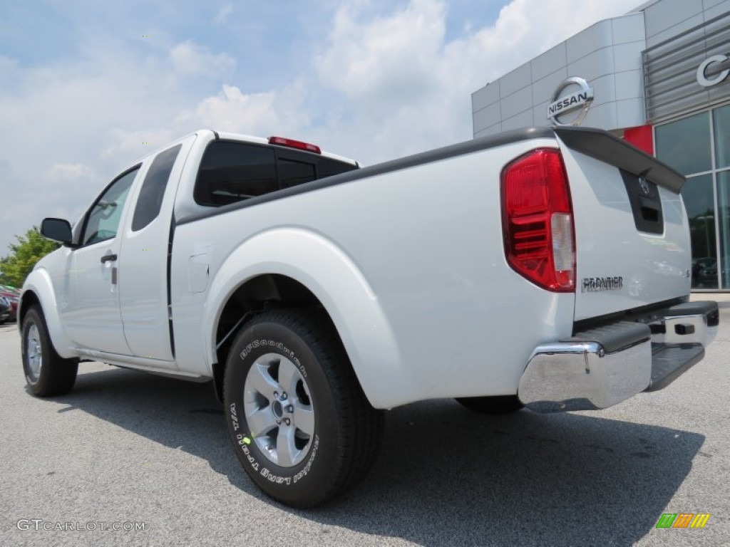 Glacier White 2013 Nissan Frontier SV King Cab Exterior Photo #82884019