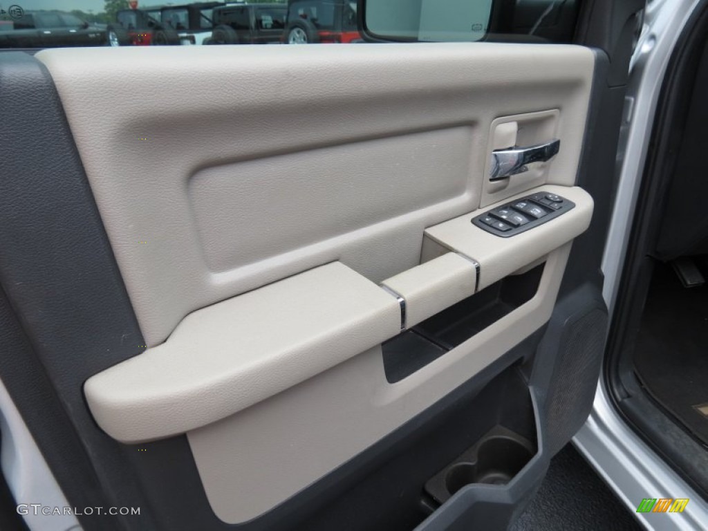 2012 Ram 1500 SLT Quad Cab - Bright Silver Metallic / Dark Slate Gray/Medium Graystone photo #11