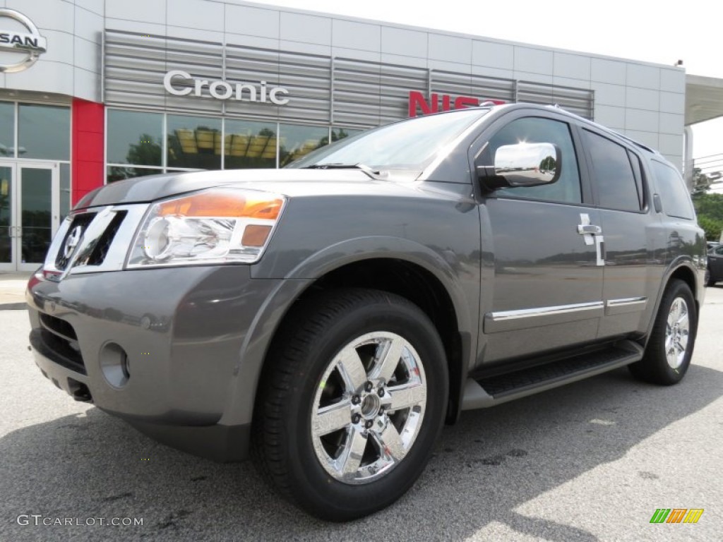 Gun Metallic Nissan Armada