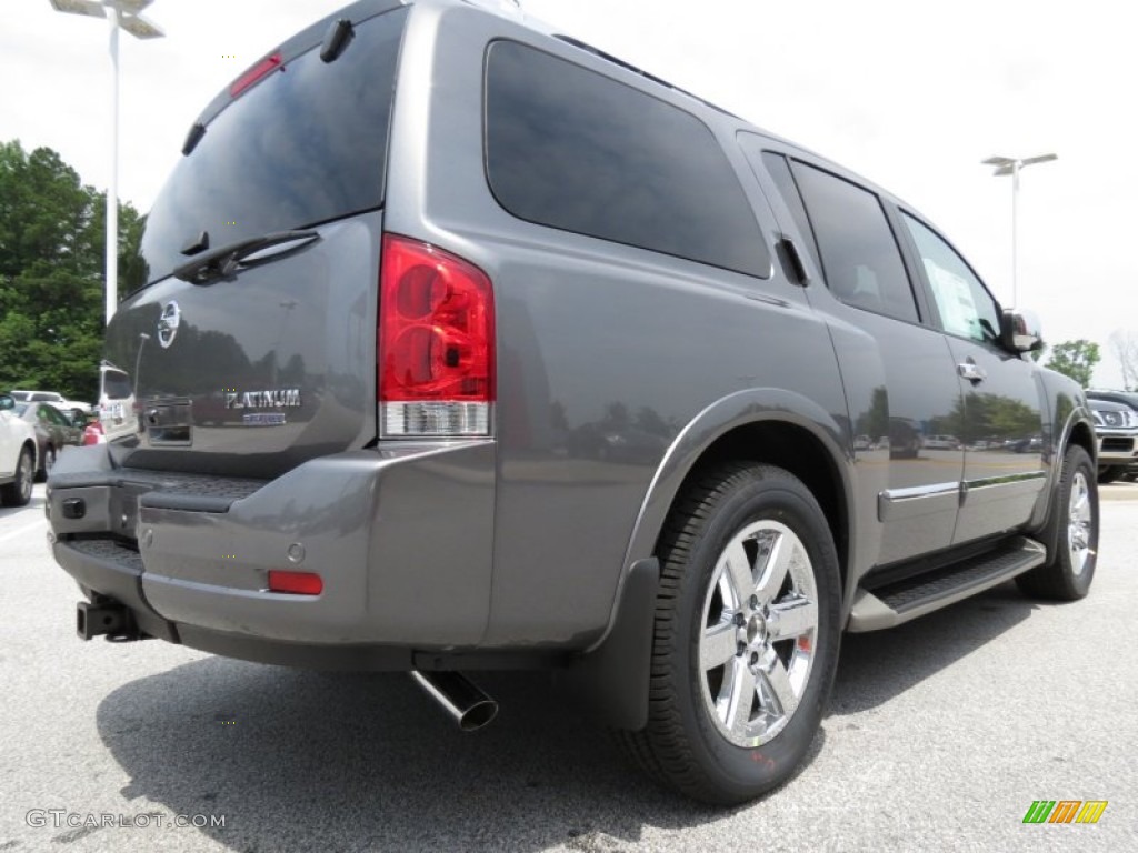 Gun Metallic 2013 Nissan Armada Platinum Exterior Photo #82884401
