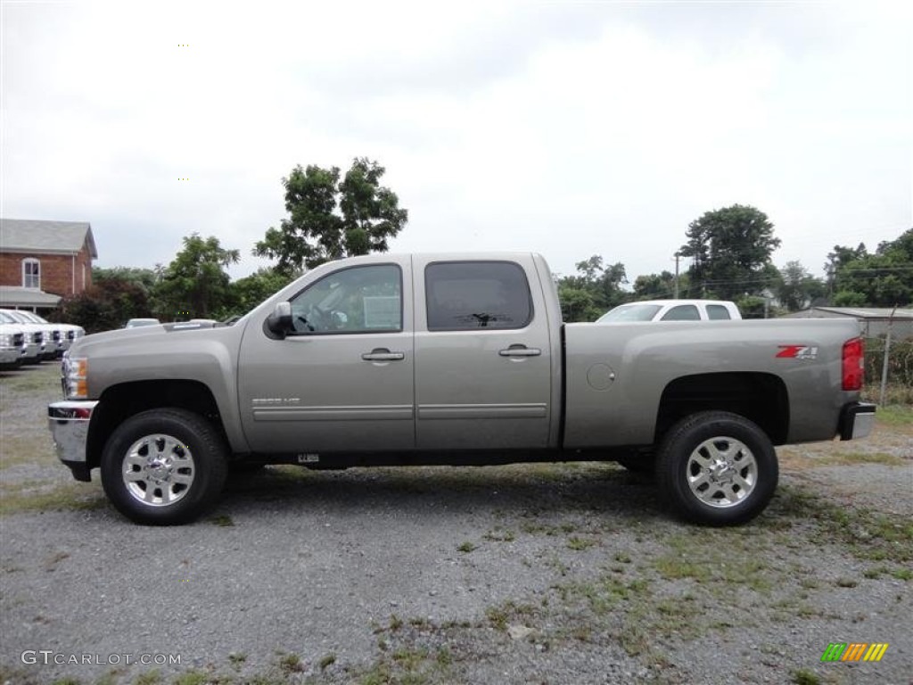 Graystone Metallic 2014 Chevrolet Silverado 2500HD LTZ Crew Cab 4x4 Exterior Photo #82884896