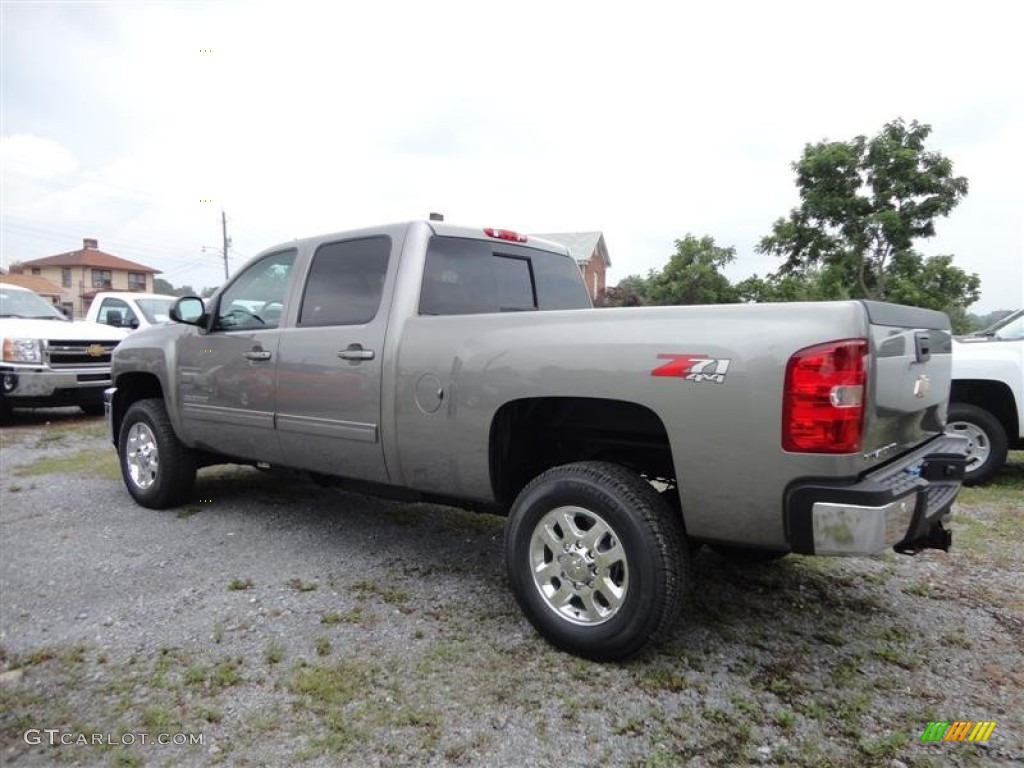 Graystone Metallic 2014 Chevrolet Silverado 2500HD LTZ Crew Cab 4x4 Exterior Photo #82884912