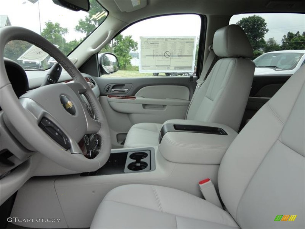 Light Titanium/Dark Titanium Interior 2014 Chevrolet Silverado 2500HD LTZ Crew Cab 4x4 Photo #82885000
