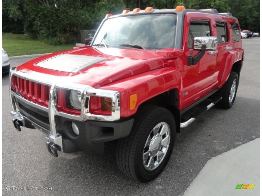 Victory Red 2007 Hummer H3 X Exterior Photo #82885823