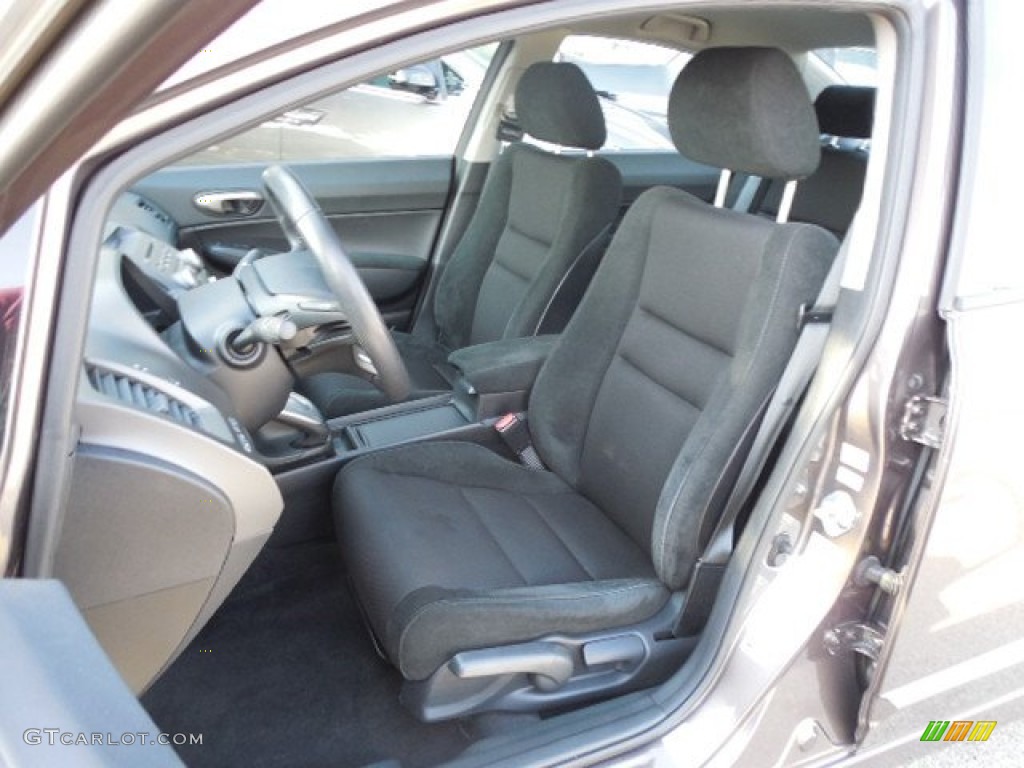 2010 Civic LX-S Sedan - Urban Titanium Metallic / Black photo #9