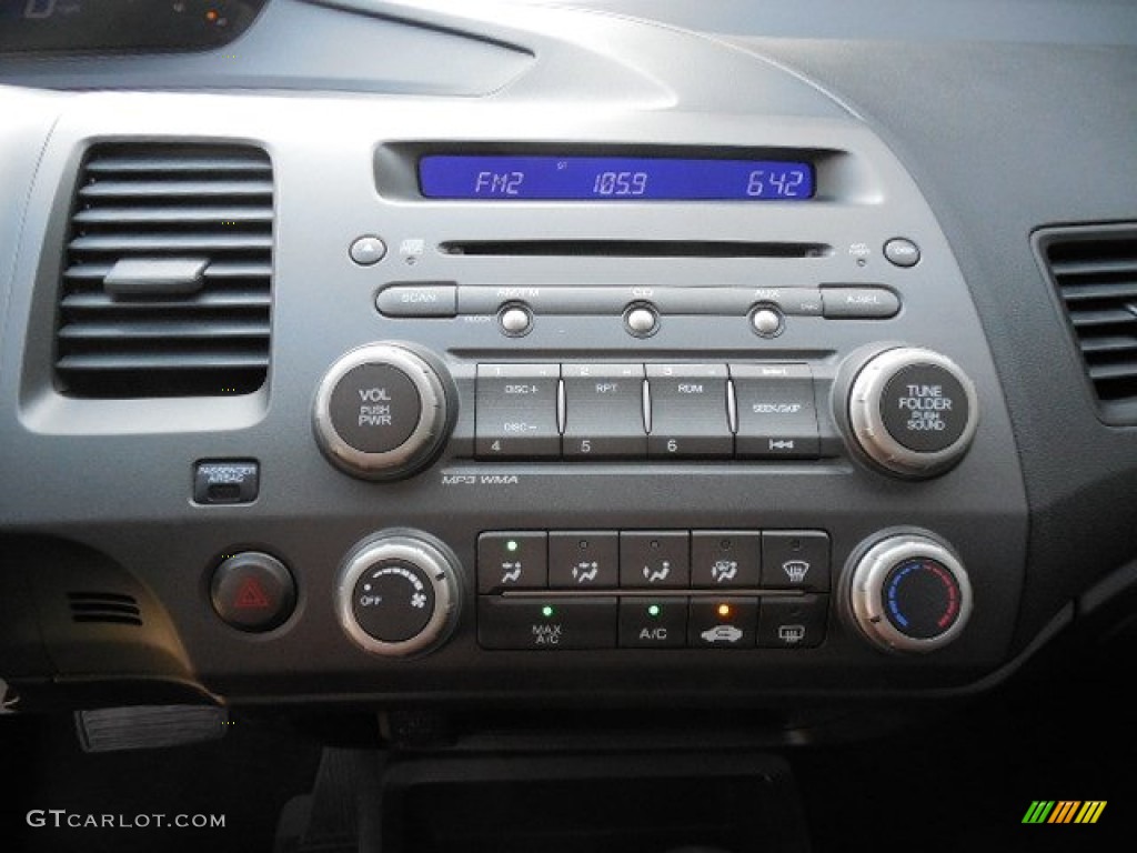 2010 Civic LX-S Sedan - Urban Titanium Metallic / Black photo #12
