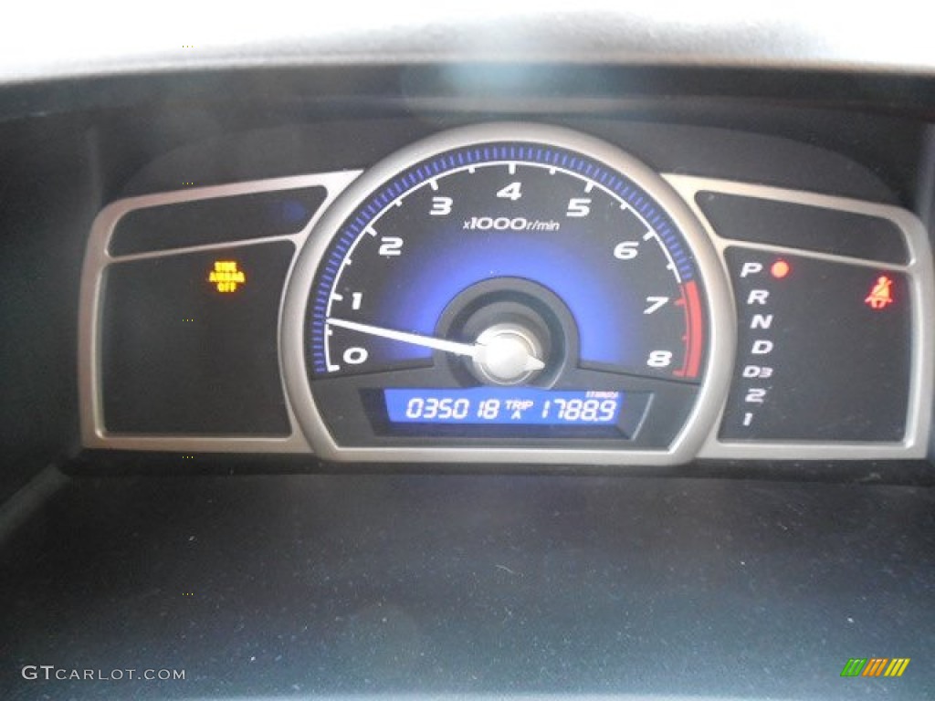 2010 Civic LX-S Sedan - Urban Titanium Metallic / Black photo #15