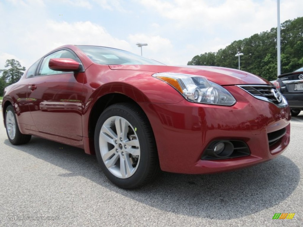 Cayenne Red 2013 Nissan Altima 2.5 S Coupe Exterior Photo #82887072