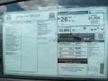 2013 Nissan Altima 2.5 S Coupe Window Sticker
