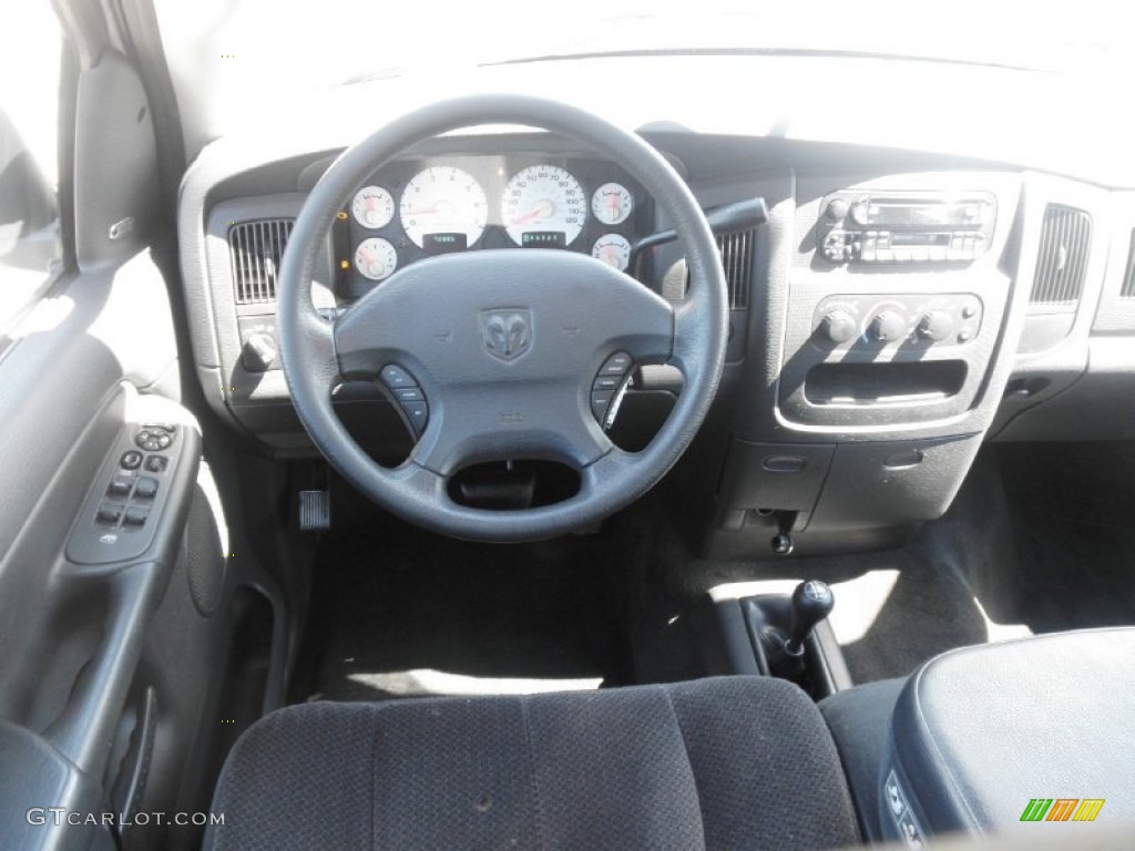 2003 Ram 1500 SLT Quad Cab 4x4 - Bright Silver Metallic / Dark Slate Gray photo #16