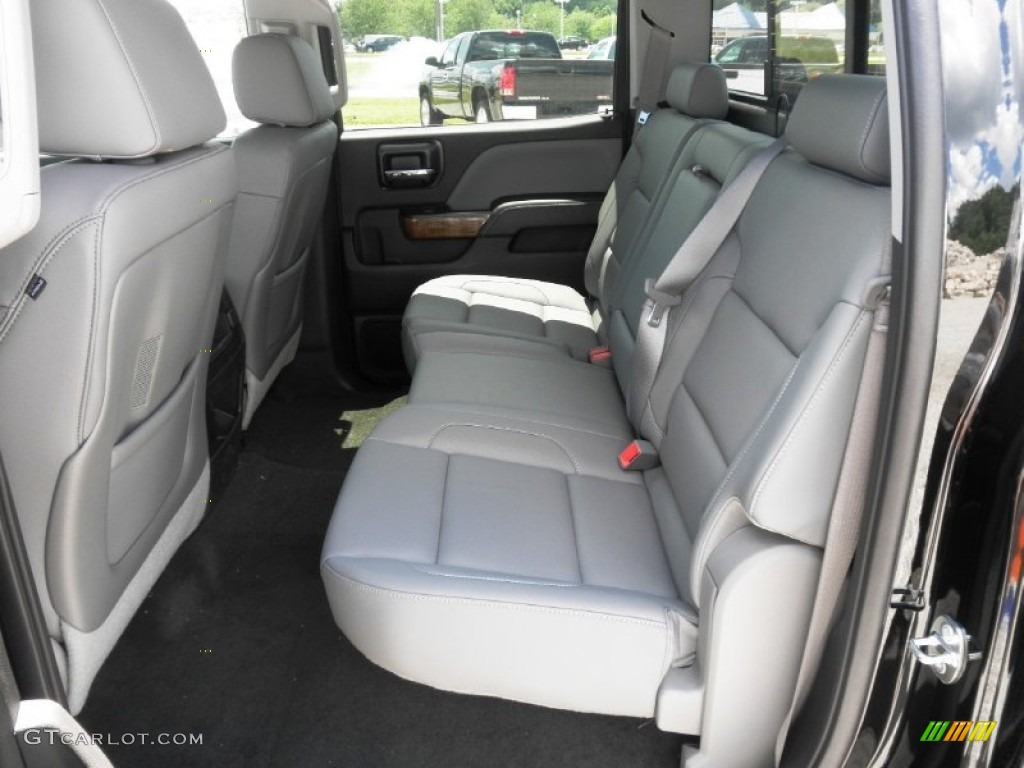 Jet Black/Dark Ash Interior 2014 GMC Sierra 1500 SLT Crew Cab 4x4 Photo #82888349
