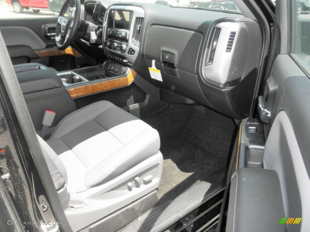 Jet Black/Dark Ash Interior 2014 GMC Sierra 1500 SLT Crew Cab 4x4 Photo #82888430