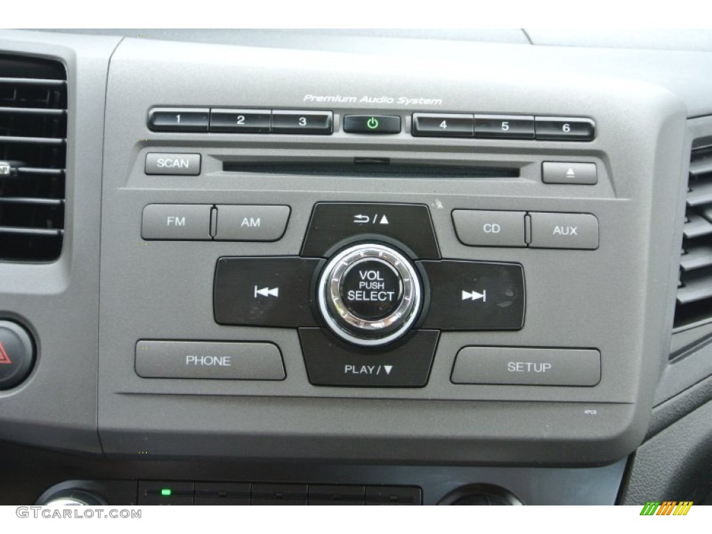 2012 Honda Civic Si Coupe Audio System Photo #82888607
