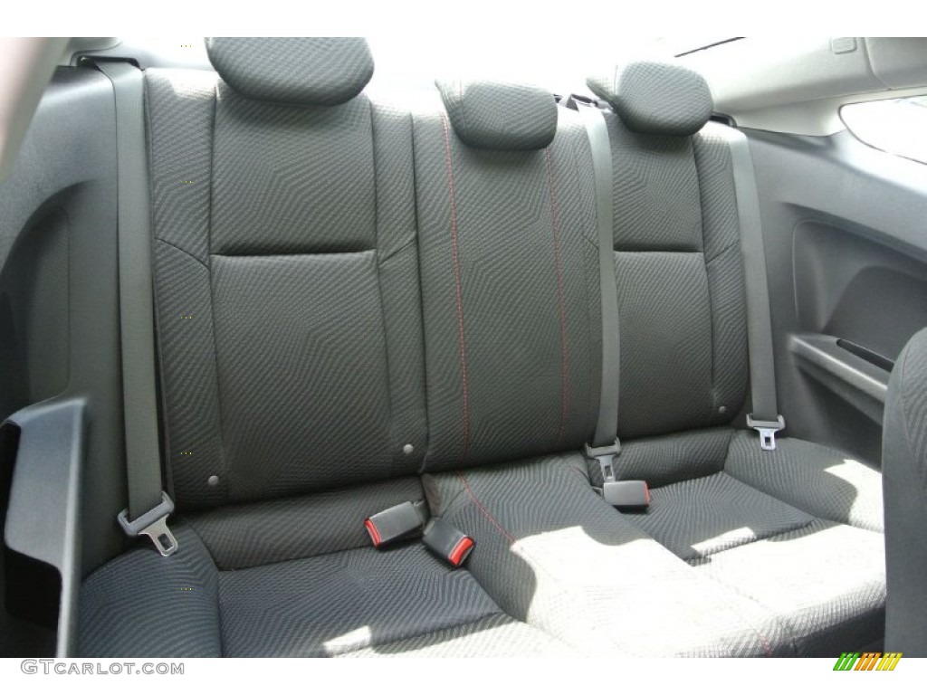 Black Interior 2012 Honda Civic Si Coupe Photo #82888661