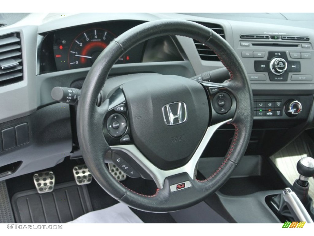 2012 Honda Civic Si Coupe Steering Wheel Photos