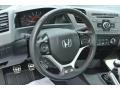 Black 2012 Honda Civic Si Coupe Steering Wheel