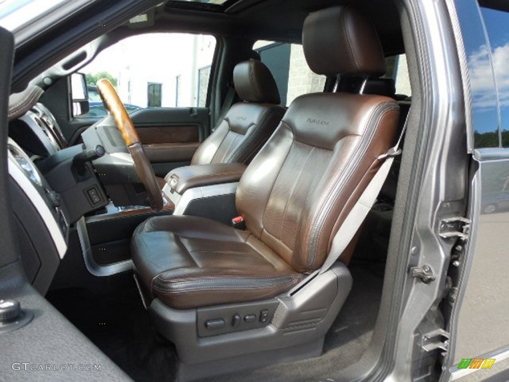 2009 Ford F150 Platinum SuperCrew 4x4 Front Seat Photo #82888760