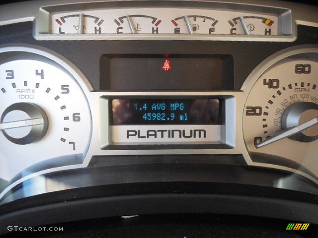 2009 Ford F150 Platinum SuperCrew 4x4 Gauges Photo #82888847