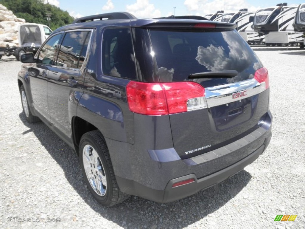 2013 Terrain SLT AWD - Atlantis Blue Metallic / Jet Black photo #20