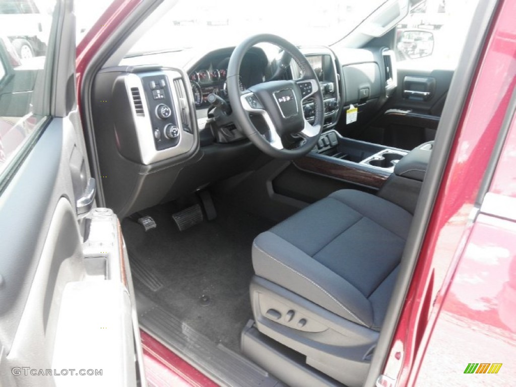 2014 Sierra 1500 SLE Crew Cab 4x4 - Sonoma Red Metallic / Jet Black photo #6