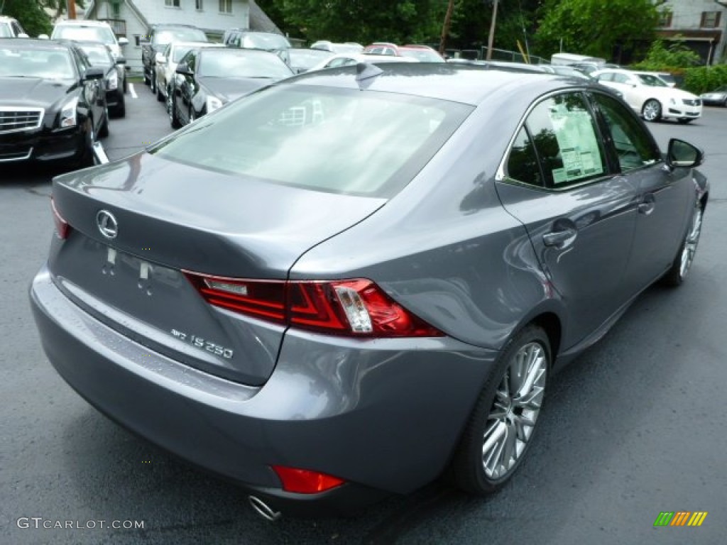 2014 IS 250 AWD - Nebula Gray Pearl / Black photo #4