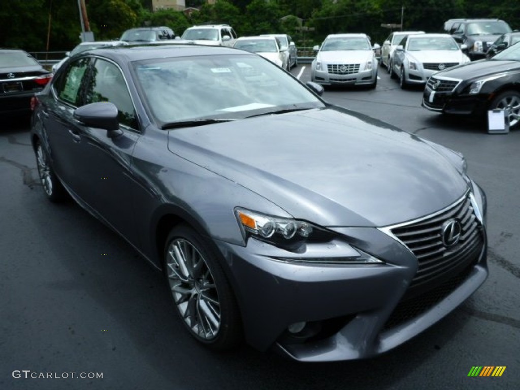 2014 IS 250 AWD - Nebula Gray Pearl / Black photo #6