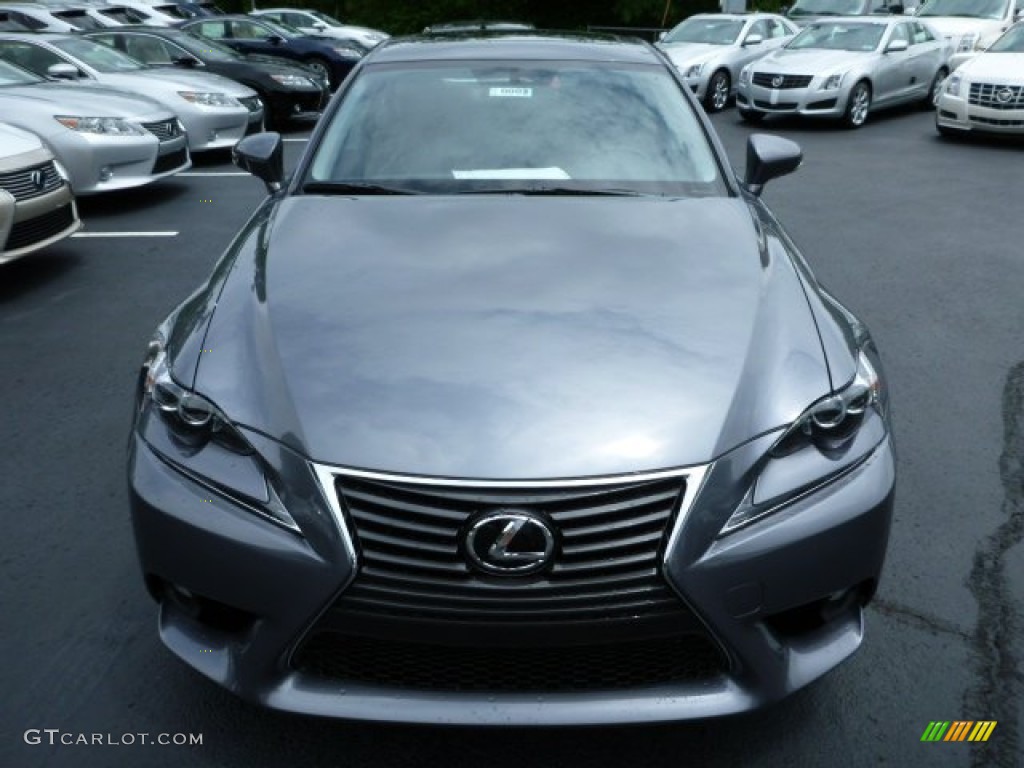2014 IS 250 AWD - Nebula Gray Pearl / Black photo #7