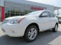 2013 Pearl White Nissan Rogue SV  photo #1