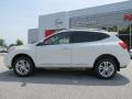 2013 Pearl White Nissan Rogue SV  photo #2