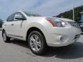 2013 Pearl White Nissan Rogue SV  photo #7