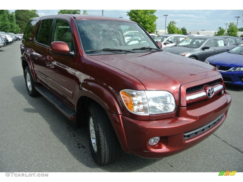 Salsa Red Pearl 2006 Toyota Sequoia SR5 4WD Exterior Photo #82890250