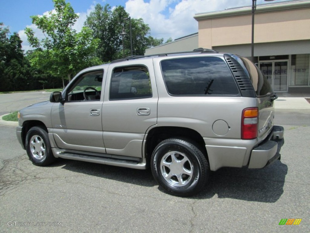 2002 Yukon Denali AWD - Pewter Metallic / Stone Gray photo #4