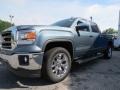 Stealth Gray Metallic - Sierra 1500 SLT Crew Cab Photo No. 3