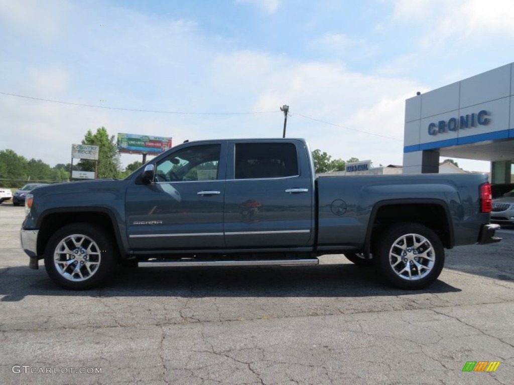 2014 Sierra 1500 SLT Crew Cab - Stealth Gray Metallic / Jet Black/Dark Ash photo #4