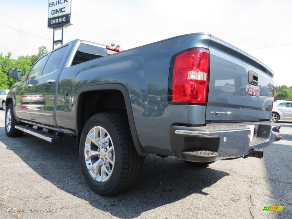 2014 Sierra 1500 SLT Crew Cab - Stealth Gray Metallic / Jet Black/Dark Ash photo #5