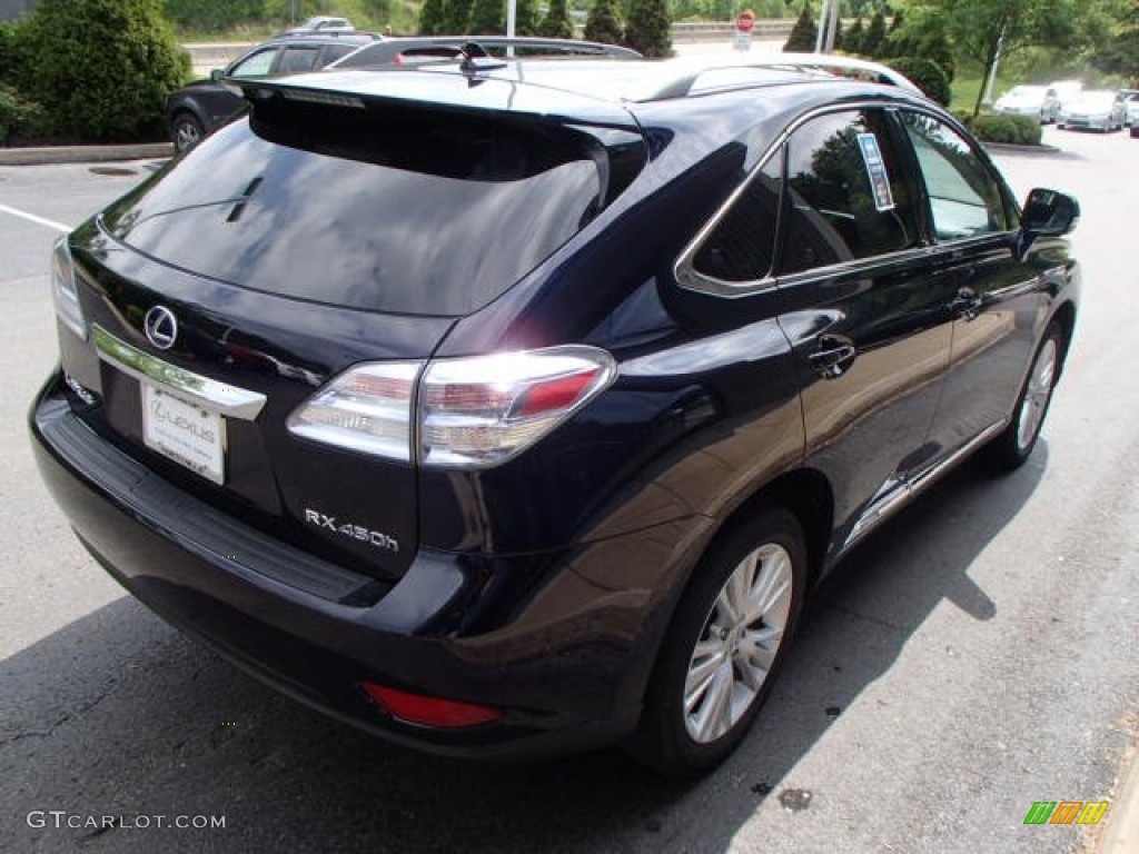 2010 RX 450h AWD Hybrid - Black Sapphire Pearl / Black/Brown Walnut photo #5